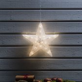 Kerstster voor buiten - 40 warm witte LEDs - 40 x 40 cm - Dimbaar - Kerstverlichting