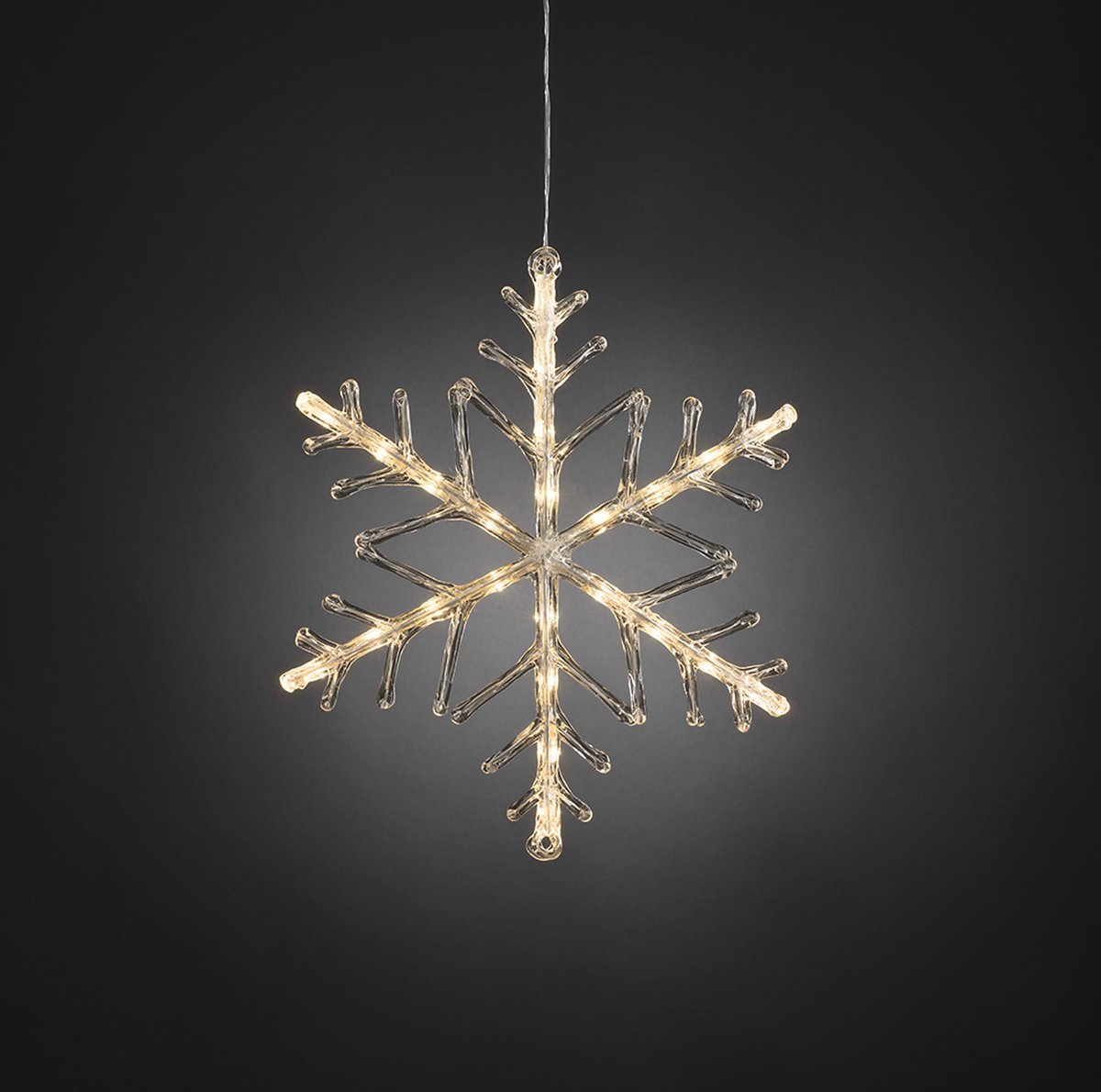 | - LED bol lamps 6u timer - - Konstsmide sneeuwvlok 40 kerstfiguur Verlicht cm - 4540 -... 24