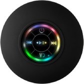 WiseGoods Premium Bluetooth Speaker Waterproof - RGB LED USB - Soundbar Badkamer - Douche Speakers - Muziek - Cadeau - Zwart