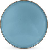 BonBistro Plat bord 28cm blauw Collect (Set van 6)