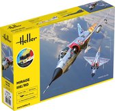 1:48 Heller 35422 Mirage IIIE-O-R-RD-EE-EA - Starter Kit Plastic Modelbouwpakket