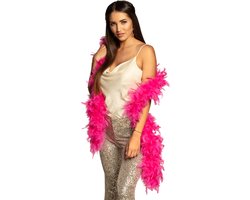 Boland - Verenboa 50 g neonroze Roze - Volwassenen - Unisex - Showgirl - Glitter and Glamour