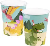 Boland - Set 10 gobelets en papier Dino party - Dino's