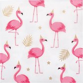 Set 20 Serviettes papier Flamingo Rose
