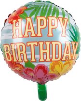 Boland - Folieballon Paradise 'Happy Birthday' - Multi - folieballon