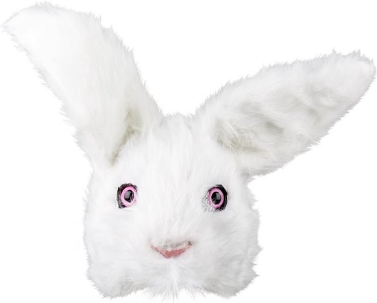 Boland - Pluchen masker Konijn - Volwassenen - Konijn - Dieren