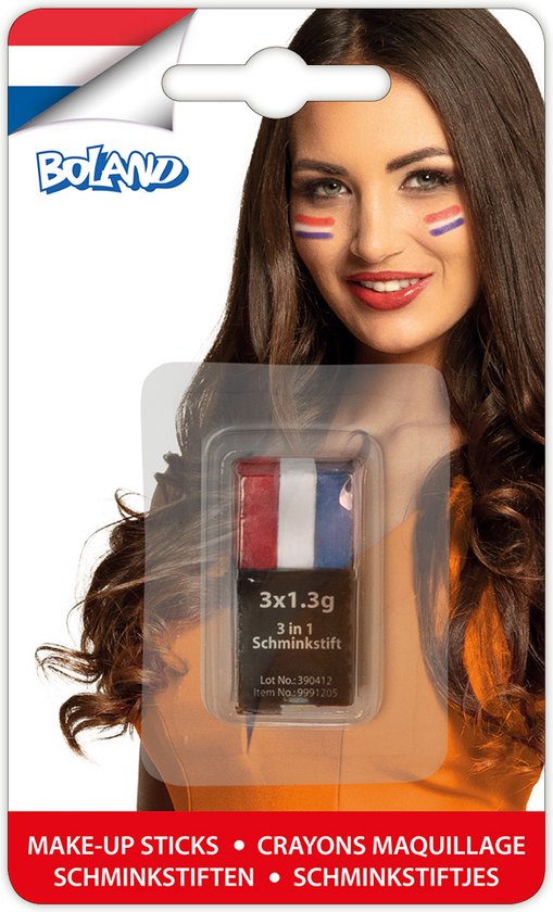 Boland - Schminkstift Nederland - - Schminkstiften - Voetbal (EK/WK), Nederlands elftal, Koningsdag - Koningsdag - Holland - Supporter - Voetbal