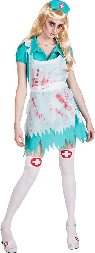 Boland - Kostuum Bloody nurse (40/42) - Volwassenen - Verpleegster - Halloween verkleedkleding - Horror - Verpleegster