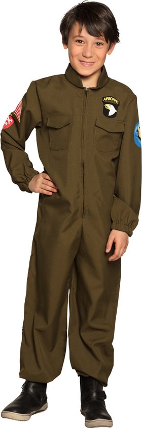 Boland - Kostuum Jet piloot (10-12 jr) - Kinderen - Piloot - Militairen en Leger