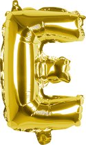 Boland - Folieballon 'E' goud E - Goud - Letterballon