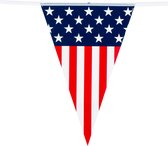 Guirlande avec drapeau américain - Objet de décoration de fête