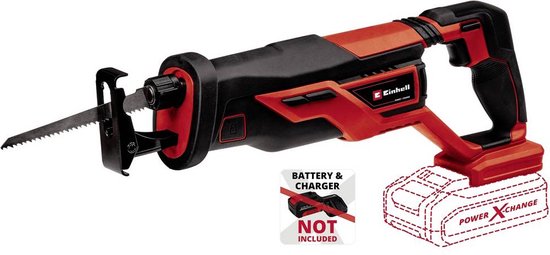 Reciprozaag - Einhell accu Reciprozaag TE-AP 18/26 Li Solo Power X-Change (li-ion, 18 V, 26 mm-slaghoogte, 18 cm-zaagdiepte in hout, incl. zaagblad, levering zonder accu en oplader)