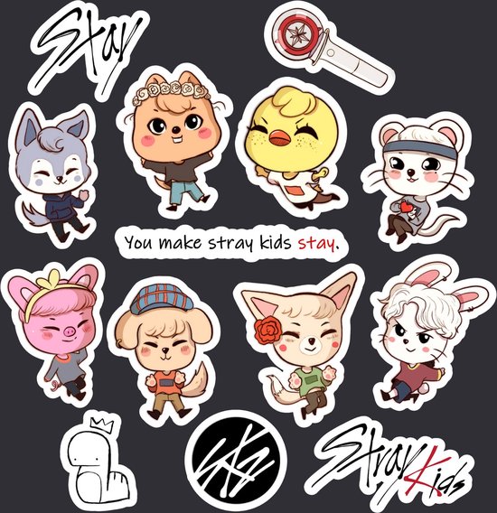 Kpop Stray Kids sticker SKZOO sticker Stay sticker kpop sticker