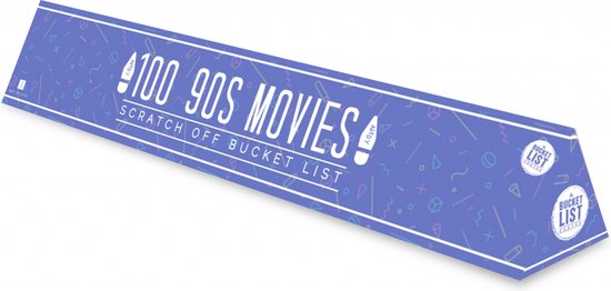Gift Republic Scratch Poster - 100 films des années 90