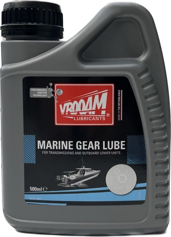 VROOAM Marine Gear Lube olie 0.5 liter fles SAE 80W90 (staartstuk