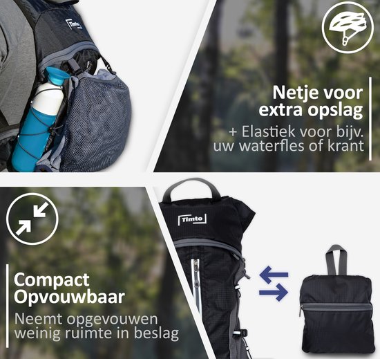 Uswe Outlander 9L drinkrugzak zwart