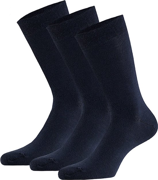 3 Paar Bamboe Sokken - Bamboelo Sock - Maat 43/46 - Purper - Naadloze Sokken