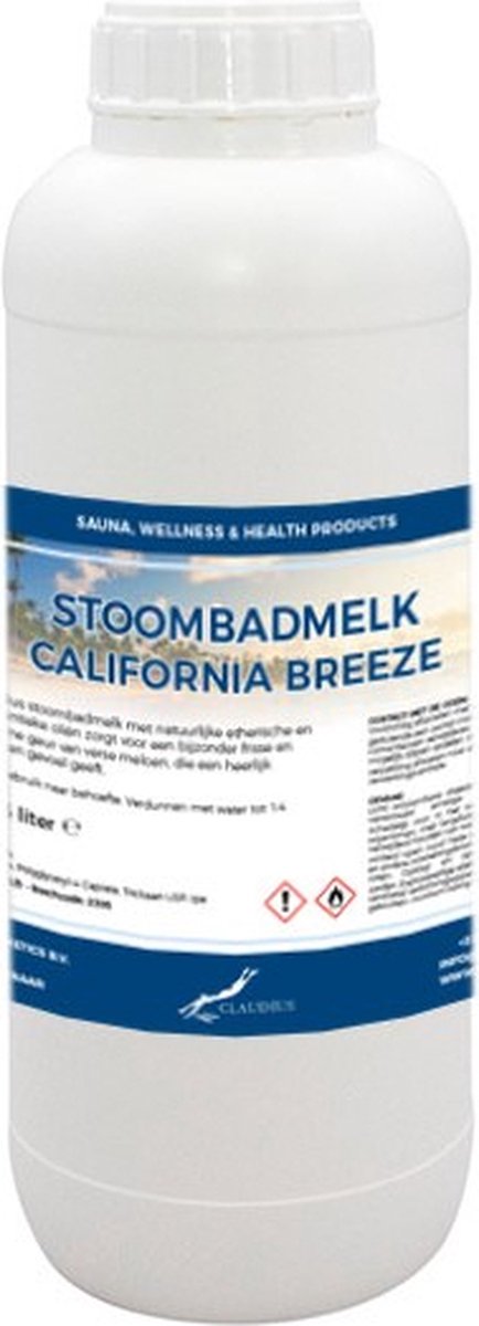 Goedkoopste Stoombadmelk California Breeze 1 liter