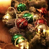 CB-Goods Verlichte Kerstballen – Lichtslinger – LED Lampjes Slinger – 20 lampjes – Multi color - TikTok - Kerstmis - Kerstverlichting - Kerstboom - 3 meter