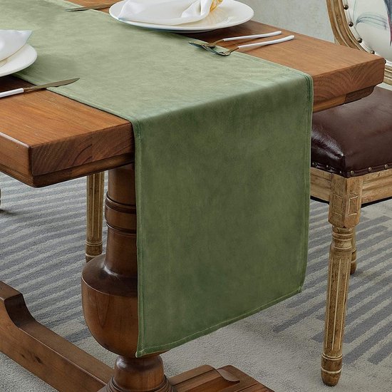 - Moderne tafelloper linnenlook, wasbaar, elegant, voor en buiten | bol.com