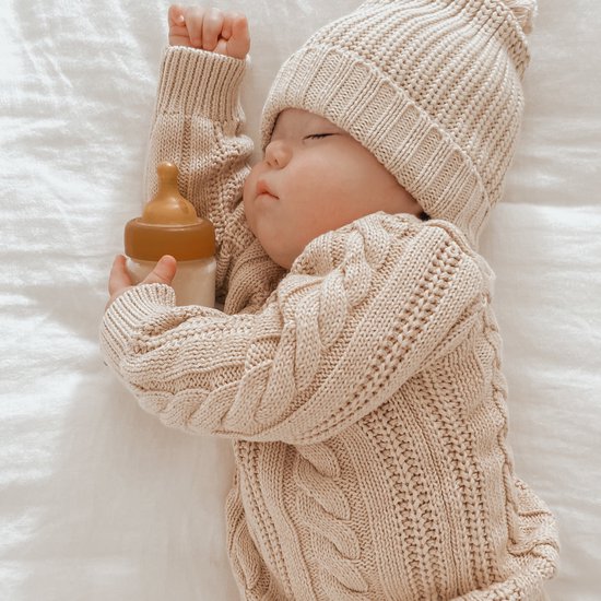 Wide Neck Baby Glass Bottles Two-Pack 150ml/5oz