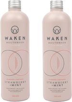WAKE - Bain de bouche Strawberry & Menthe - Lot de 2
