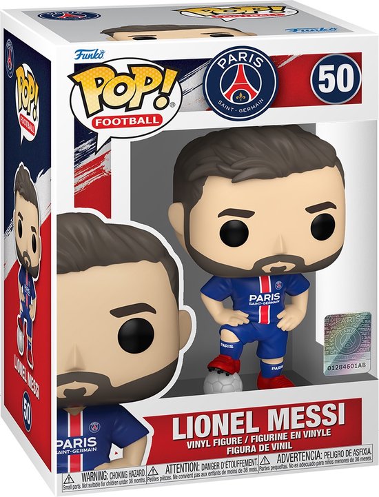 Pop Football: Paris Saint-Germain - Lionel Messi - Funko Pop #50