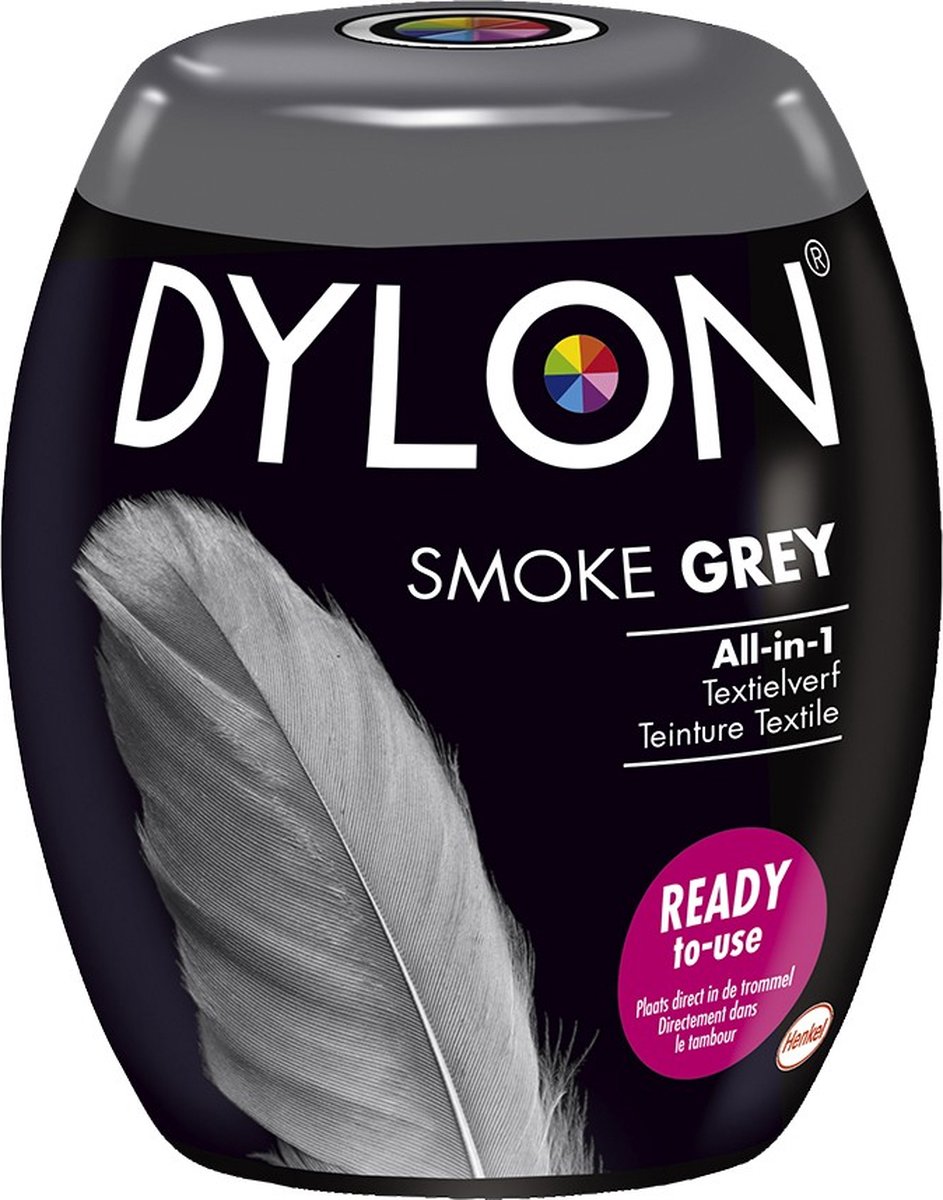 DYLON Wasmachine Textielverf Pods - Smoke Grey - 350g | bol.com