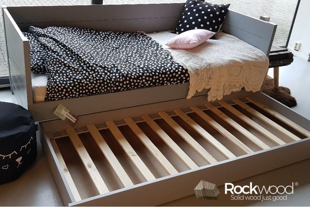 Rockwood® Opberglade | Slaaplade Bedbank Sam Grijs