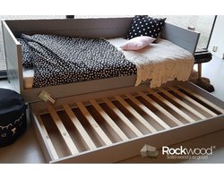 Rockwood® Opberglade | Slaaplade Bedbank Sam Grijs
