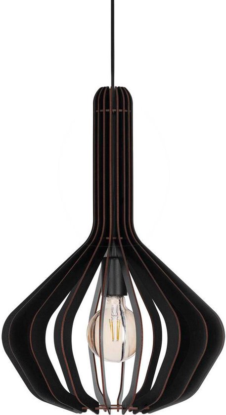 EGLO Velasco Hanglamp - E27 - Ø 38 cm - Zwart