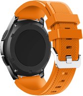 Strap-it Smartwatch bandje - siliconen bandje geschikt voor Huawei Watch GT 2 42mm / GT 3 42mm / GT 3 Pro 43mm - Amazfit GTS 1-2-3-4 - Mini / Bip / GTR 42mm - oranje