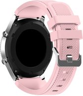 Strap-it Smartwatch bandje - siliconen bandje geschikt voor Huawei Watch GT 2 42mm / GT 3 42mm / GT 3 Pro 43mm - Amazfit GTS 1-2-3-4 - Mini / Bip / GTR 42mm - roze