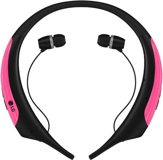 LG Tone Active HBS850 Roze met bluetooth verbinding bol