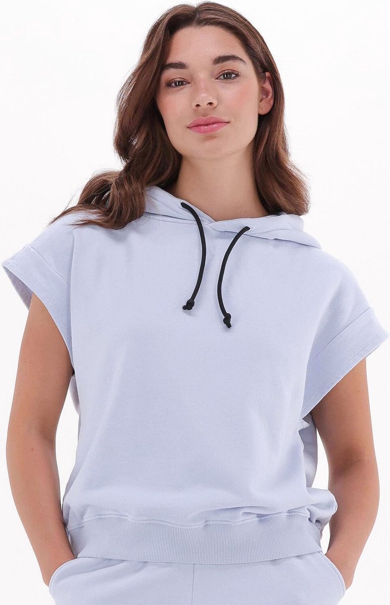 10DAYS Oversized Hoodie Truien & vesten Dames - Sweater - Hoodie - Vest- Blauw - Maat M