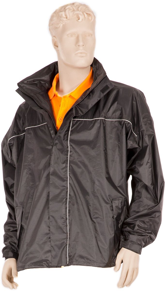 Mirage Rainfall - Regenjas - Unisex - Maat XL - Zwart