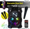 PartyFunLights - Bluetooth Karaoke Party Speaker - lichteffecten - incl. microfoon - incl. afstandsbediening