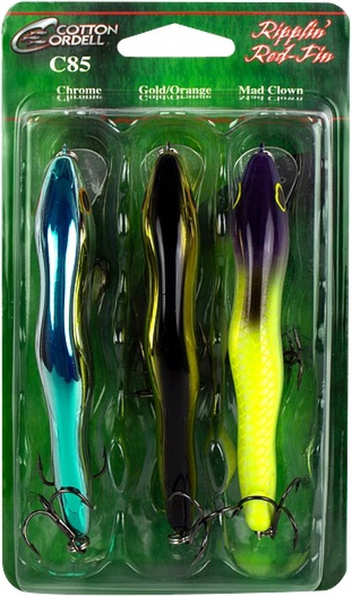 Cotton Cordell 3 Pack Cordell Ripplin'' Redfin | Roofvis set | bol