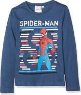 Marvel Spiderman shirt - Lange mouw - longsleeve - donkerblauw - maat 98/104 (4 jaar)