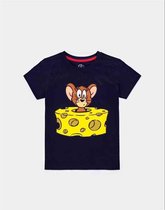 Tom And Jerry Kinder Tshirt -Kids 122- Jerry Blauw