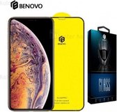 Benovo Apple iPhone Xs Screenprotector Glas - Tempered Glass - Full Cover - zwart