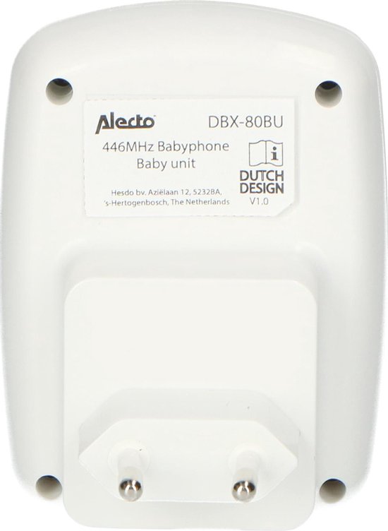 Alecto Babyfoon - Babyphone avec une longue portée jusqu'à 3000 mètres -  Zwart