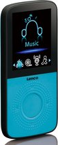 Lenco PODO-153BU - MP3-Speler stappenteller met oordopjes en sportband - Blauw
