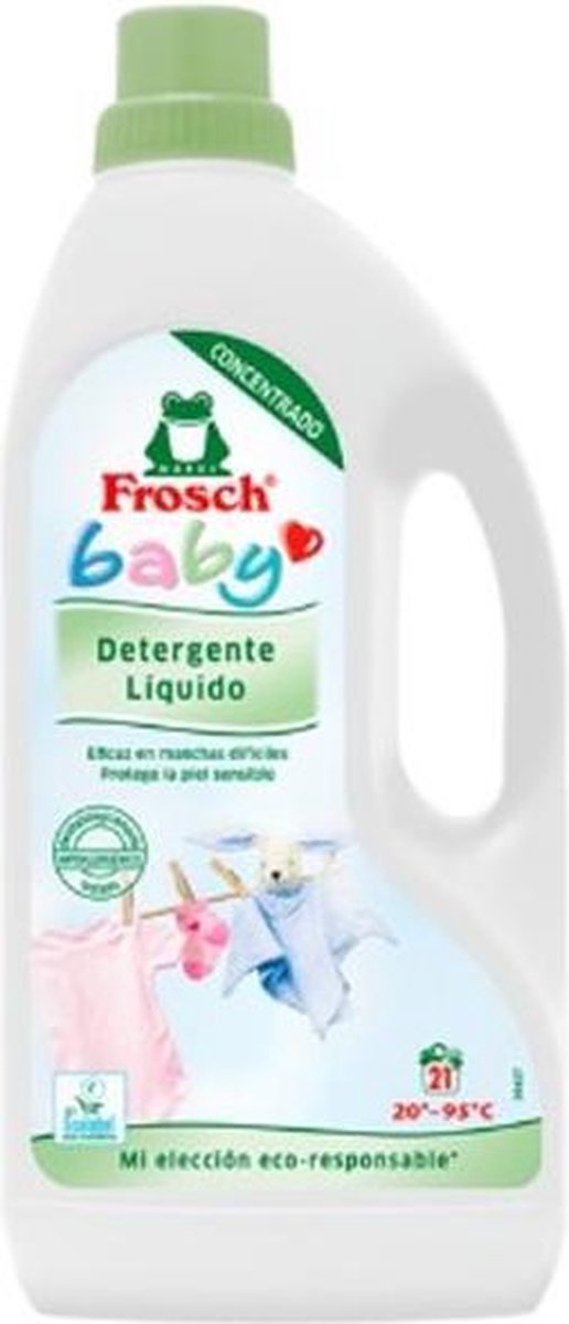 Frosch Baby Ecoli?1/2gico Detergente Li?1/2quido 21 Lavados 1500 Ml