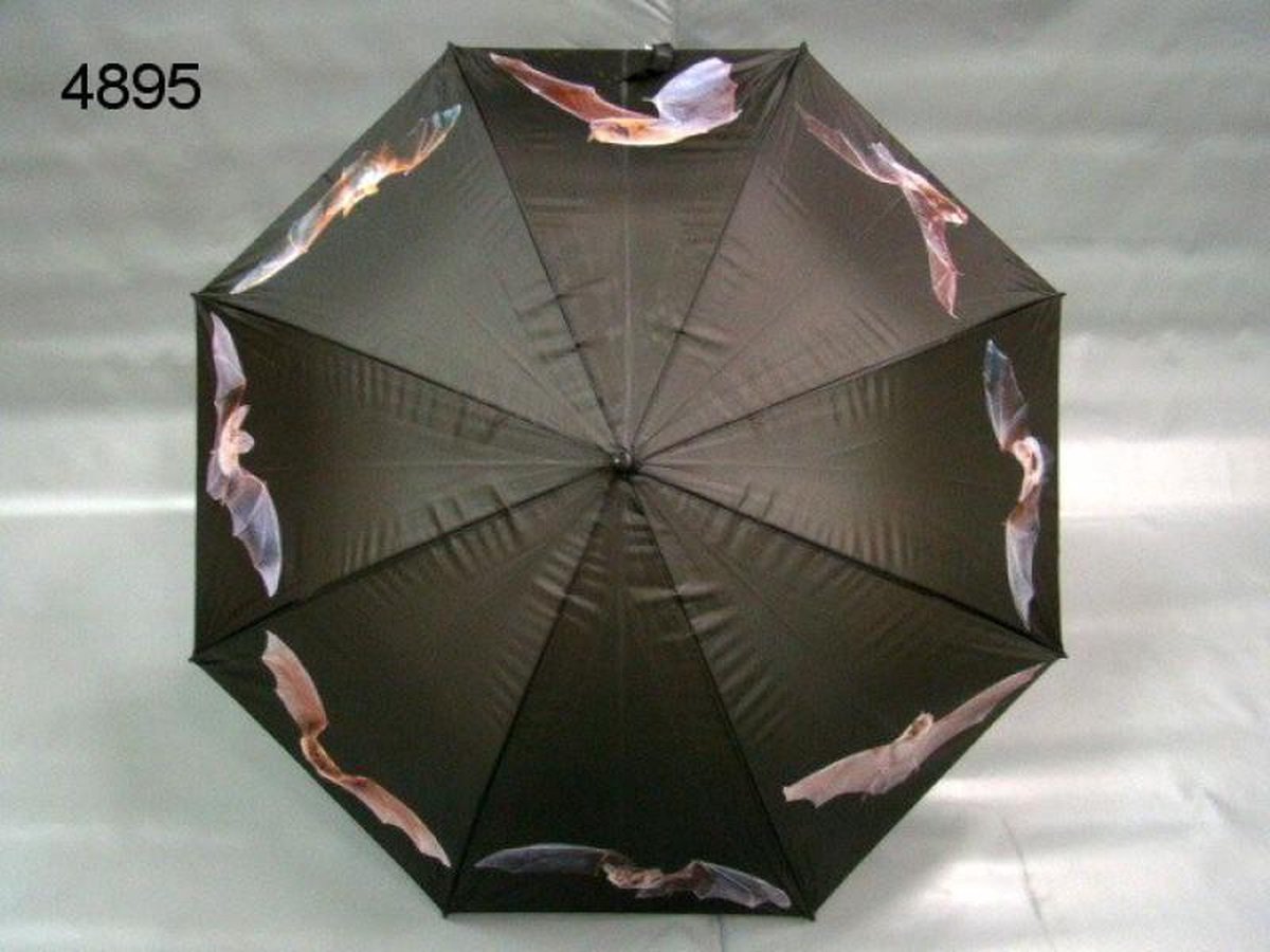 Zwarte Paraplu Vleermuis – 106 cm – Uniek Design – Geschikt voor Halloween