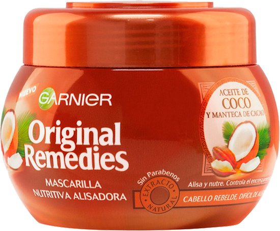 Garnier Original Remedies Mascarilla Coco y Cacao 300ml masque pour cheveux  Femmes | bol