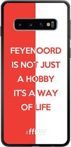 6F hoesje - geschikt voor Samsung Galaxy S10 -  TPU Case - Feyenoord - Way of life #ffffff