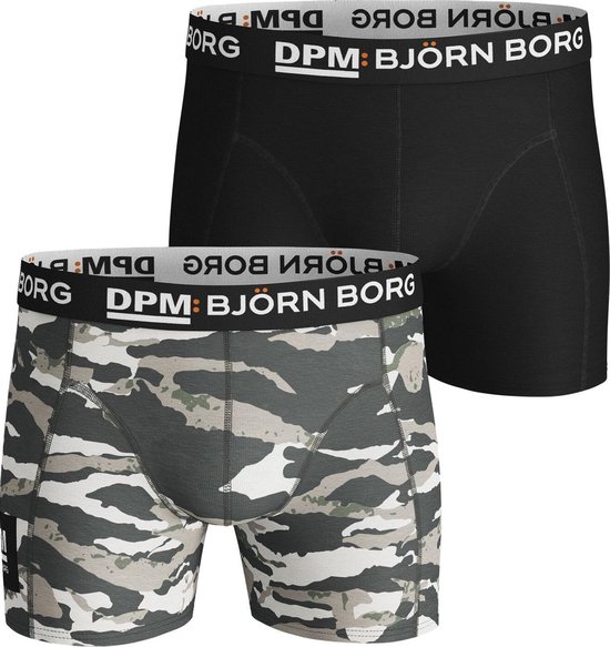 Björn Borg - Heren Onderbroeken 2-Pack Boxers DPM Tigerstripe - Multi - Maat S