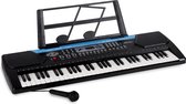 Piano Keyboard - Met Microfoon - 61 Toetsen - Veel Demo's, Ritmes, Klankkleuren en Geluiden - Zwart