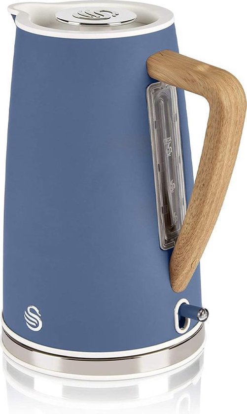 Swan Nordic Retro Waterkoker 1,7 Liter Inhoud Blauw